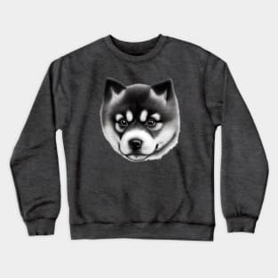 Akita Inu Puppy Crewneck Sweatshirt